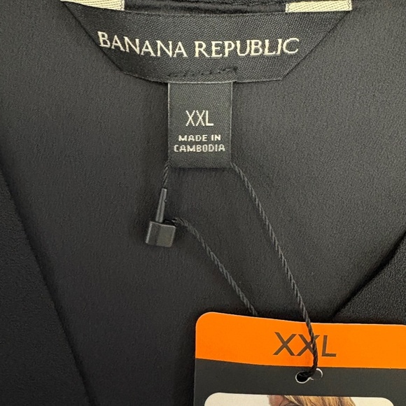 Banana Republic Ladies’ Blouse, V-Neck, Relaxed Fit, Black, XXL NWT - Picture 7 of 12